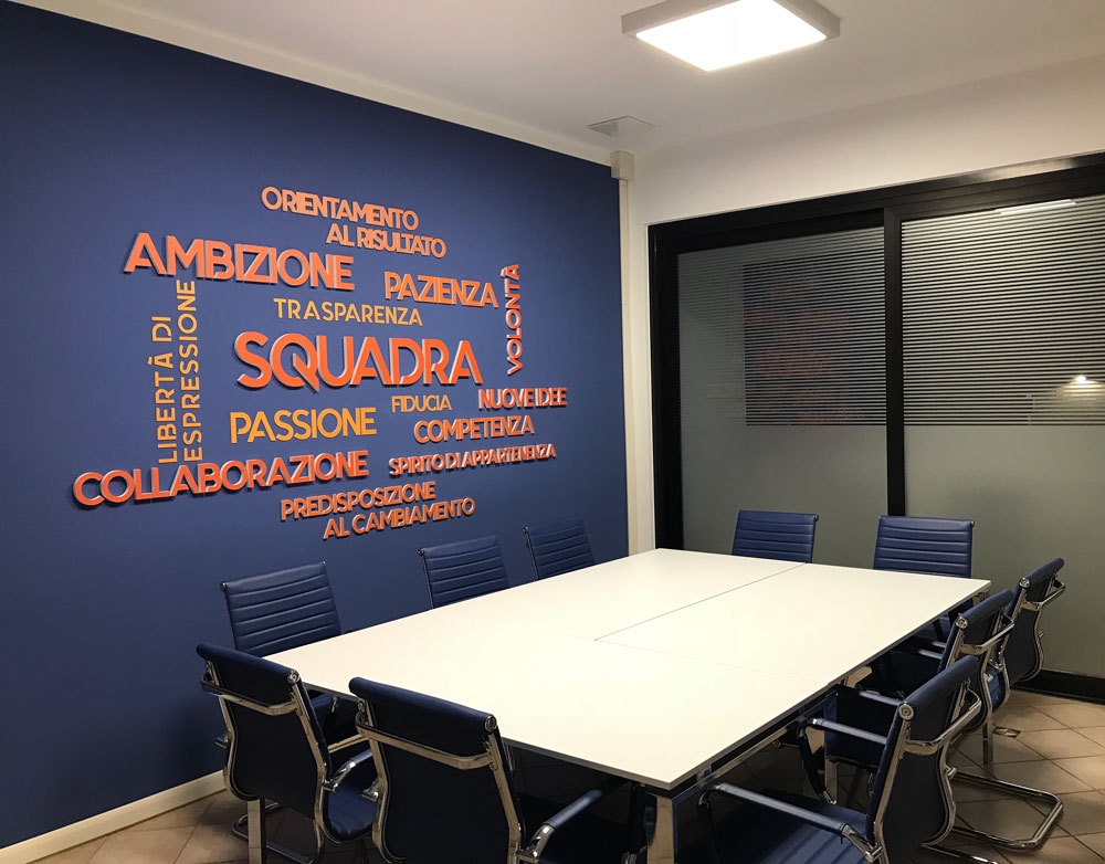 Corporate identity | Allestimento azienda Monzagel 2