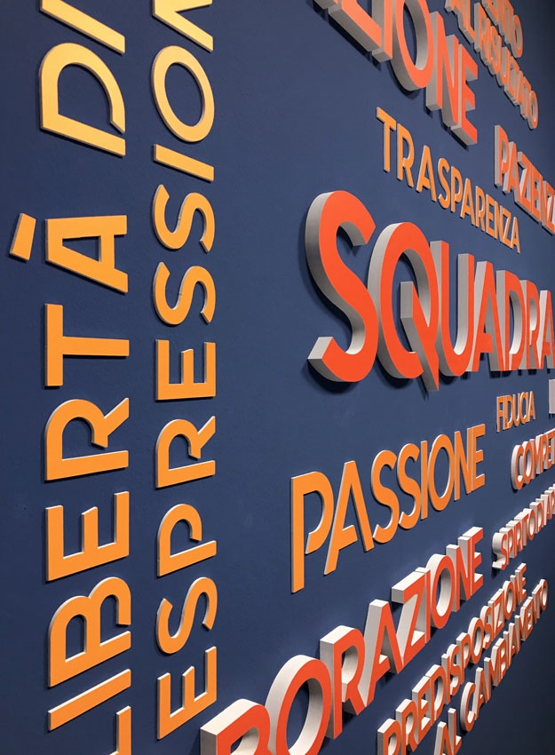 Corporate identity | Allestimento azienda Monzagel 3