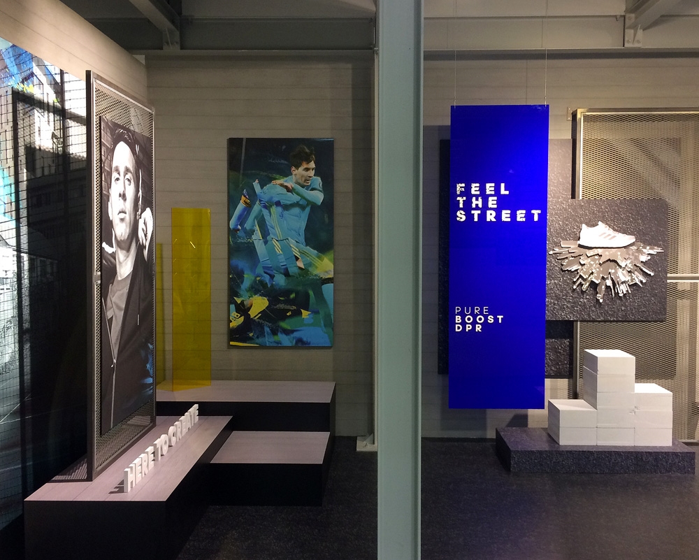Allestimento Adidas | Concept | Graphic layout 1
